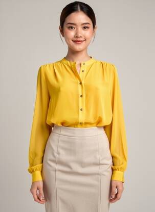 Chemisier jaune KOCCA femme