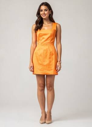Robe courte orange KOCCA femme