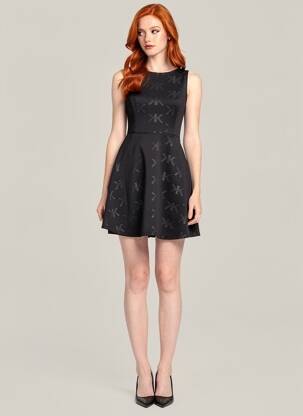 Robe courte noir KENDALL + KYLIE femme