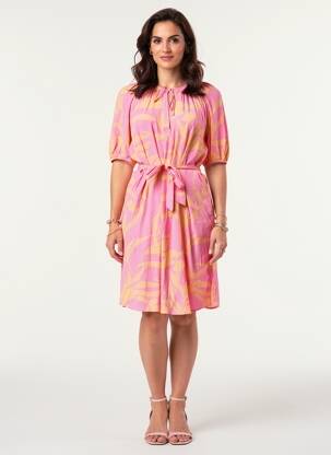 Robe courte rose S.OLIVER femme