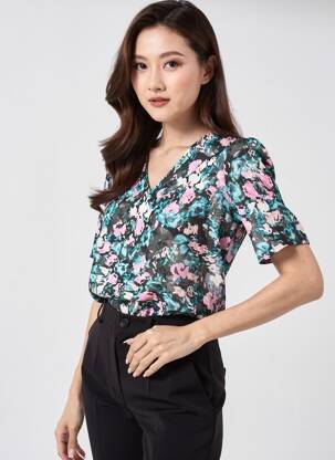 Chemisier bleu VERO MODA femme