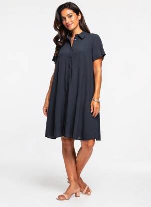 Robe courte bleu OPUS femme