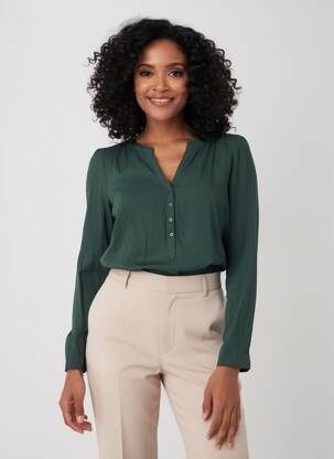 Blouse vert STREET ONE femme