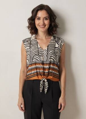 Chemisier noir AMELIE & AMELIE femme