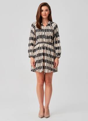 Robe courte noir MANGO femme