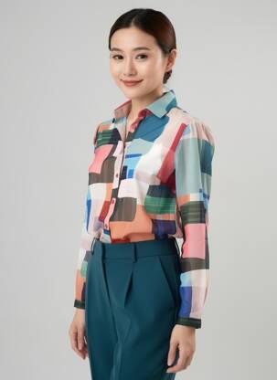 Chemisier bleu MOLLY BRACKEN femme
