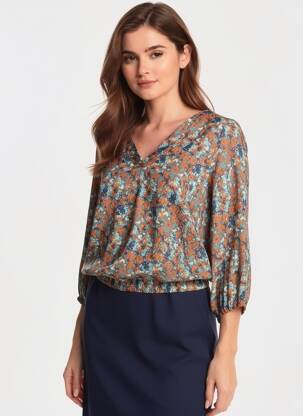 Blouse orange TOM TAILOR femme