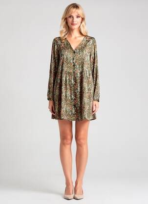 Robe courte vert ONLY femme
