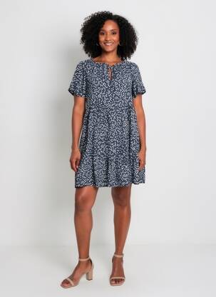 Robe courte bleu ZABAIONE femme