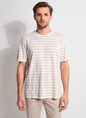 T-shirt blanc MANGO homme