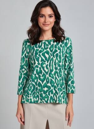 Blouse vert STREET ONE femme