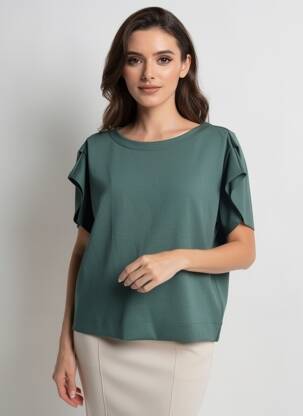 Chemisier vert OPUS femme
