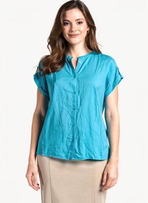 Chemisier bleu TOM TAILOR femme