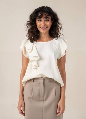 Blouse blanc MOLLY BRACKEN femme