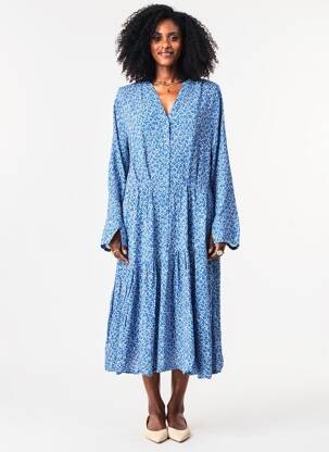 Robe longue bleu ESPRIT femme