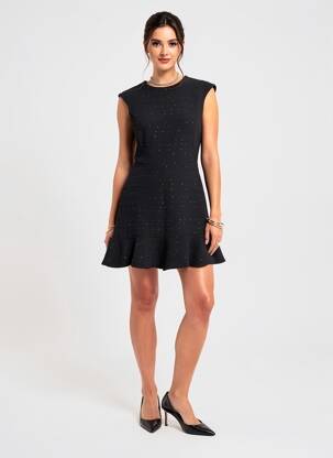 Robe courte noir MANGO femme