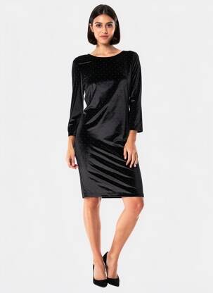 Robe longue noir NAF NAF femme