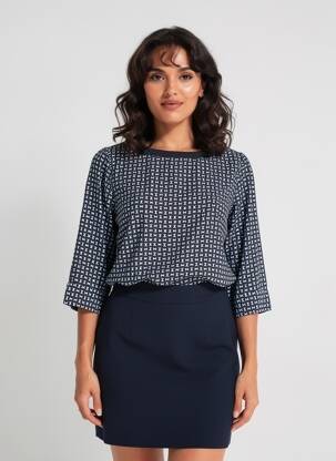 Blouse bleu STREET ONE femme