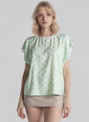 Chemisier vert VERO MODA femme