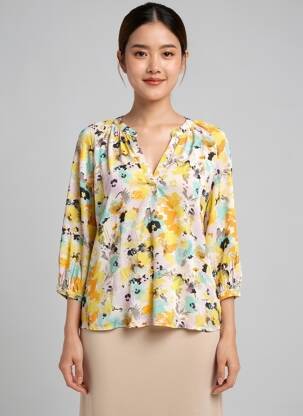 Blouse jaune S.OLIVER femme