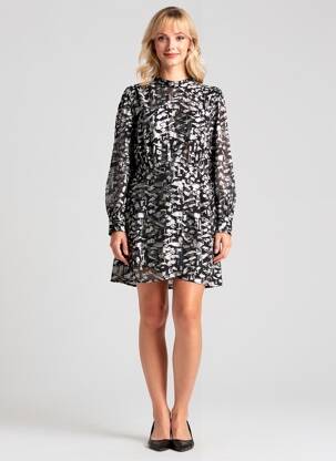 Robe longue noir MANGO femme