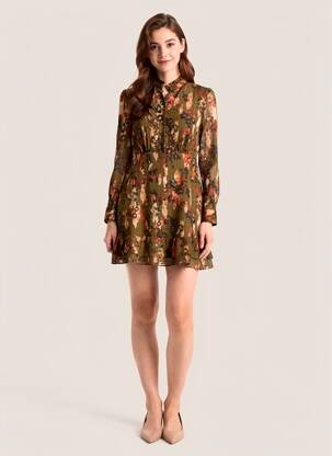 Robe courte marron LPB LES PETITES BOMBES  femme