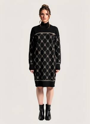 Robe longue noir LIU JO femme