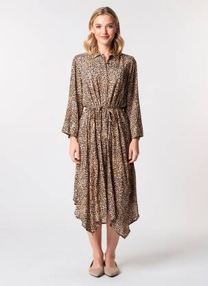 Robe longue marron LPB LES PETITES BOMBES  femme