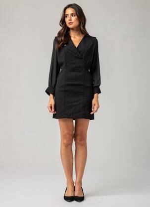 Robe courte noir MORGAN femme