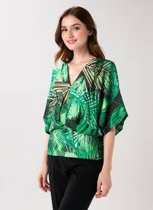 Chemisier vert ASTRID BLACK LABEL femme