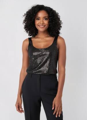 Blouse noir AMELIE & AMELIE femme