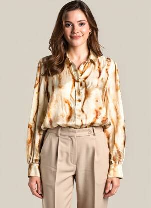 Chemisier beige PLEASE femme