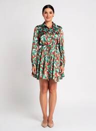 Robe mi-longue vert JS MILLENIUM femme