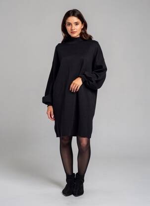 Robe pull noir VERO MODA femme