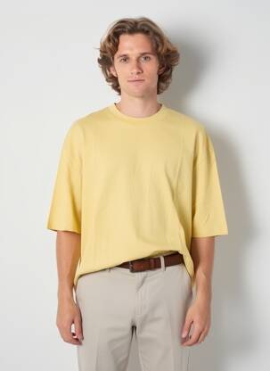 T-shirt jaune JACK & JONES homme