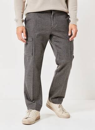Pantalon chino poches taille haute bleu OLIVER SPENCER homme