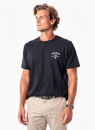 T-shirt noir PETROL INDUSTRIES homme