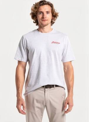 T-shirt col rond manches courtes bleu JACK & JONES homme
