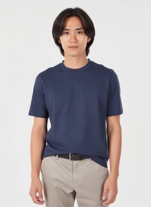 T-shirt manches courtes manches courtes bleu JACK & JONES homme