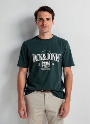 T-shirt vert JACK & JONES homme