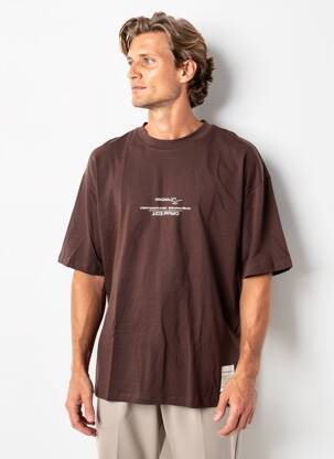 T-shirt marron JACK & JONES homme