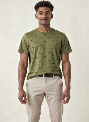 T-shirt vert PETROL INDUSTRIES homme