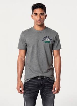 T-shirt gris SUPERDRY homme