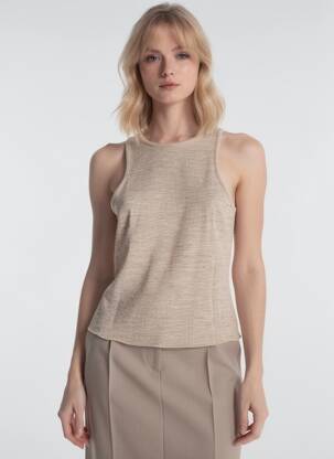 Débardeur gris VILA femme