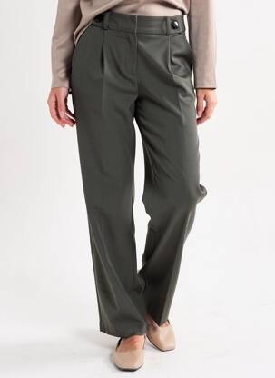 Pantalon droit noir JACQUELINE DE YONG femme