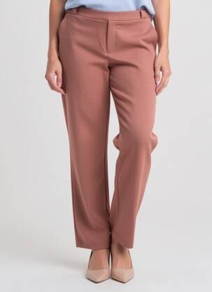 Pantalon chino taille normale taille normale rose YERSE femme