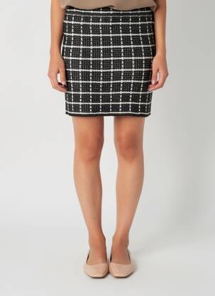 Jupe courte taille élastique noir VERO MODA femme