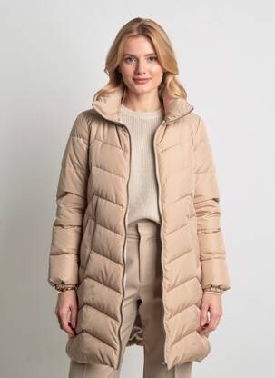 Doudoune manches longues sans capuche beige VERO MODA femme