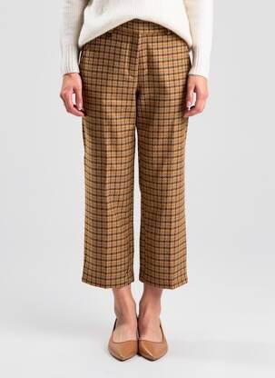 Pantalon 7/8 taille haute taille haute orange AGATHE & LOUISE femme