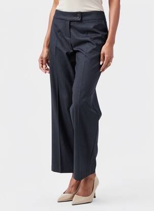 Pantalon droit stretch taille normale bleu TONI femme
